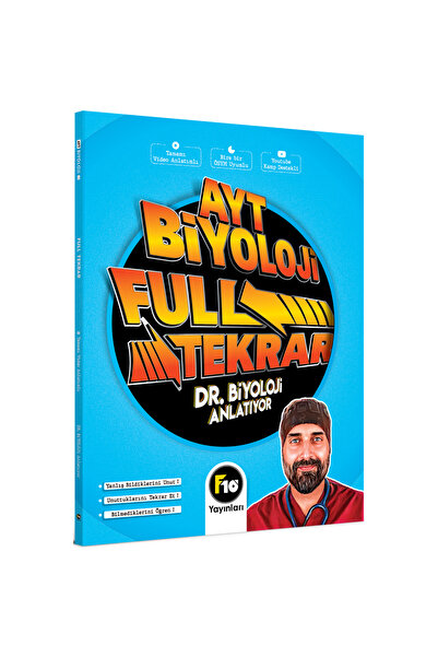F10 Yayınları Dr. Biyoloji AYT Biyoloji Full Tekrar Video Ders Kitabı F10 Yayınları