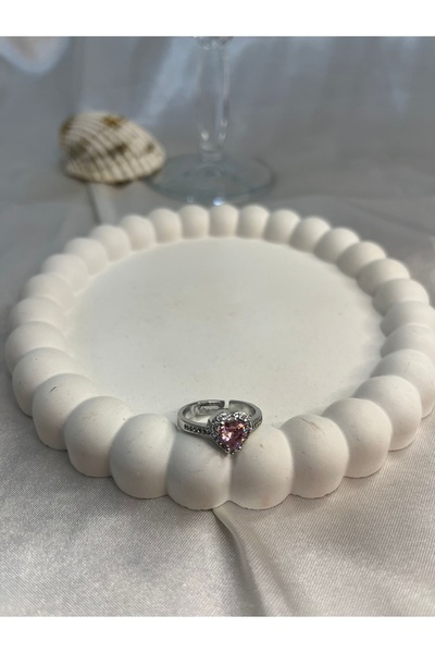 JWİST خاتم باندورا الحب الوردي اللون الوردي