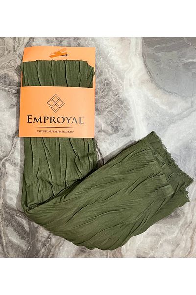 Emproyal Pleated bamboo shawl