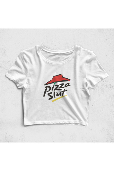 Built By Crazy Pizza Slut Skraćeni kroj top majica