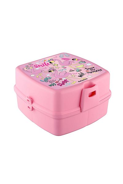 RKY SERENITY Relaxion 4 Compartment Lunch Box with Spoon and Fork and Lock - Food Storage Container - Lunch Box