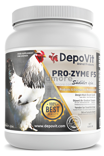 DEPOVİT Prozyme F5 Süslüler İçin Probiyotik ve Multienzimler ( TAVUK HOROZ KA...