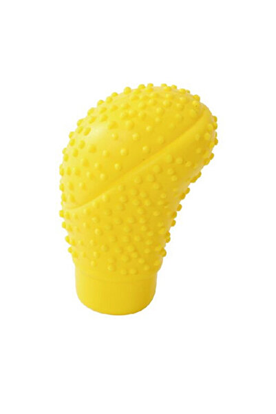 Cartex Sarı Silikon Masajlı Vites Topuzu Kılıfı Tüm Araçlara Uyar