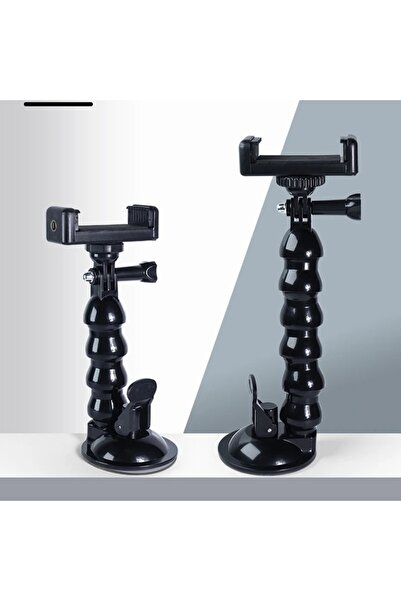 mimtec Araç İçi Telefon Tutucu Tripod Oynar Başlıklı Akrobat Tutacak