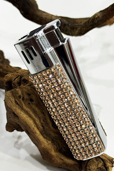 tusah Taşlı Metal Çakmak Kutusuz