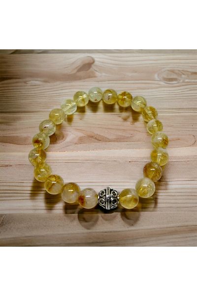 eHediyecim Libra Positive and Sensation Stone - Citrine Natural Stone Bracelets