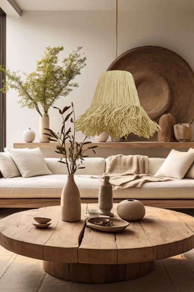 mammoly Rafya Avize, Bohem Avize, Rustik Avize, Jüt Avize, Doğal Avize, Hasır Avize, Bambu Avize