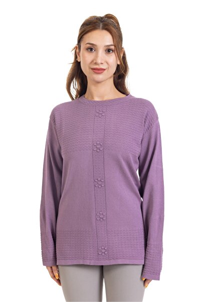 Mutlu City خريف/شتاء الموسم الجديد المرأة ليكرا تريكو محبوك فسكوزي بلوزة الأم...