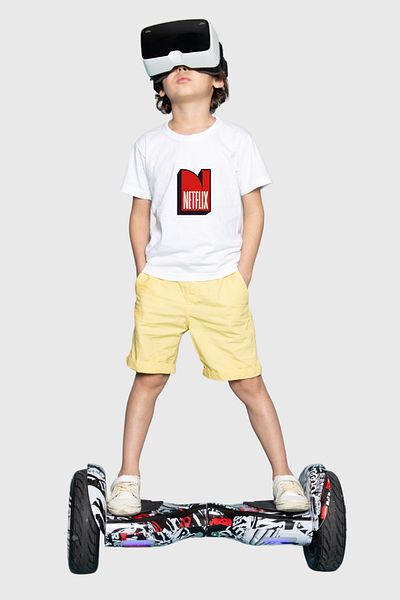 herotasarım Tricou cu mânecă scurtă pentru copii Netflix - bll4559