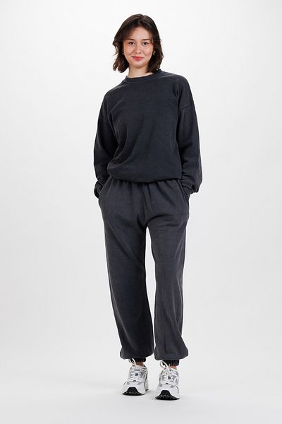 Ecrou Γυναικείο Μαύρο Ποδηλατικό Λαιμόκοψη Oversize Ultra Soft Sweat