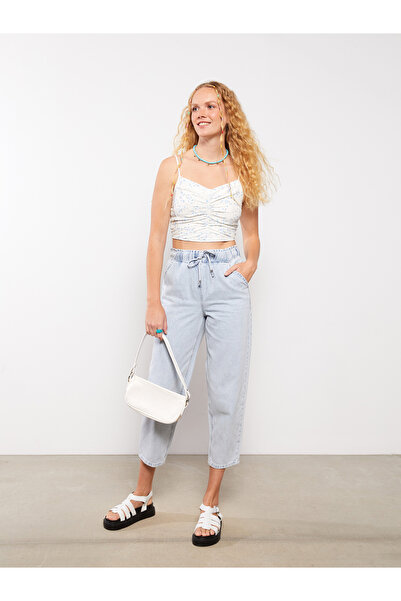 LC Waikiki Γυναικείο ίσιο τζιν παντελόνι Mom Fit