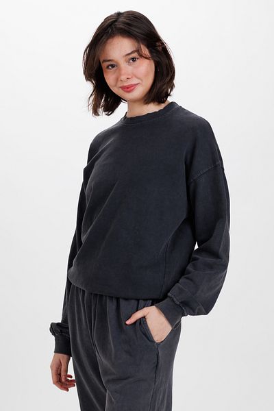Ecrou Γυναικείο Μαύρο Ποδηλατικό Λαιμόκοψη Oversize Ultra Soft Sweat