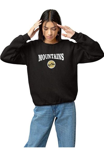 BENROMA УНИСЕКС СУИТШЪР MOUNTAINS BASKILI OVERSIZE