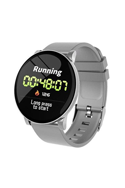 Profisher Akıllı Saat Wearfit 2.0 App Kalp Hızı Kan Basıncı Nabız Monitörü Beyaz