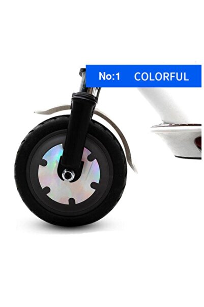 Profisher M365/Pro/1S Scooter İçin Tekerlek Reflektör Etiketi Desenli Seri No 1