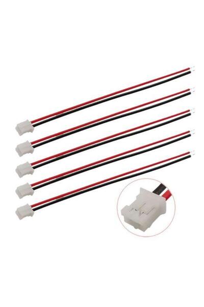 Profisher Dron Için Mikro Ph2.0 Jst 1.25 2-pin Erkek Konnektör 13cm Kablo