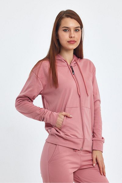 FİHA Güllaço - Women's Akat Raster Cap Zippered Sweat