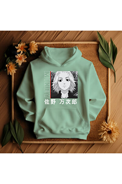 Mikey Baskılı Oversize Hoodie