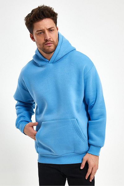 FİHA Unisex 5019 3 fire Sweat Blue cu uși ridicate