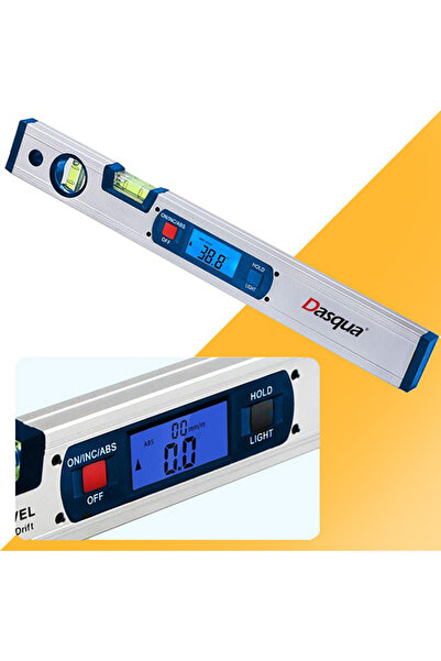 Sevgift Dasqua-8301-2645 Dijital Eğim Ölçer 40CM (Su Terazili)
