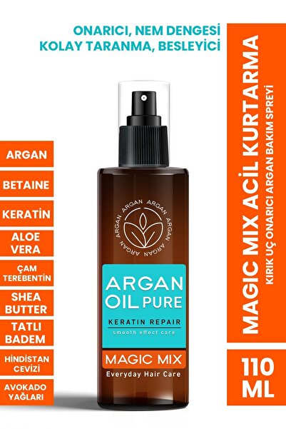 PROCSIN Magic Mix Acil Kurtarma Kırık Uç Onarıcı Argan Bakım Spreyi 110 ml