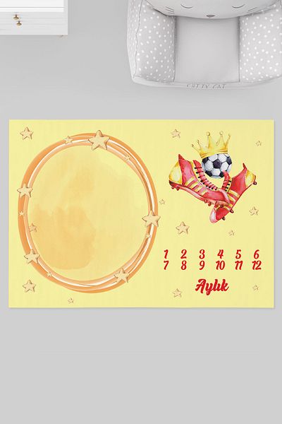 Tuğba Kuğu Newborn Photo Shoot and Memory Cover - Yellow Red