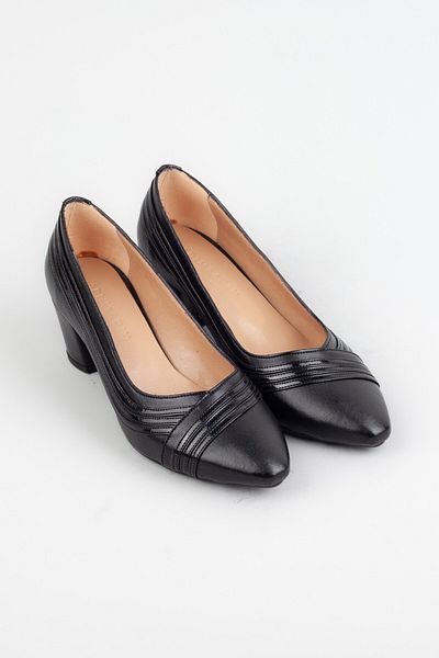 Adım Adım Women's Classic Heeled Shoes Thick Heeled Shoes