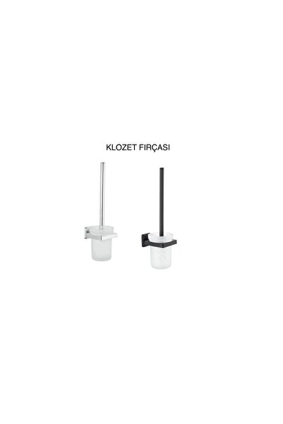 Tema Kare Serisi Klozet Fırçası Krom
