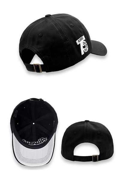 Şapka Market Always Vintage Black Baseball Cap Hat