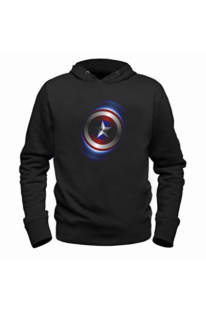 Alfa Tshirt Captain America Hooded Kids Sweatshirt