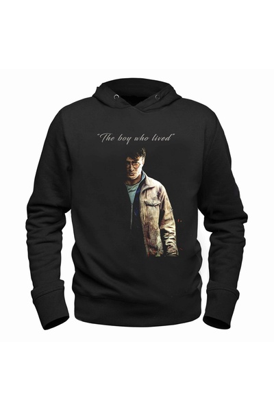 Alfa Tshirt Harry Potter Black Kids Sweatshirt
