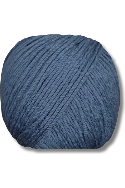 OrganicKid Organik Pamuk Amigurumi Punch 50 gr El Örgü Ipi Denim Mavi - Stone