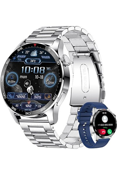 SONREİR Smart Watch 8 Gps Amoled Ekran Yuvarlak Kasa Erkek Akıllı Saat Huawei Iphone Samsung Xiaomi Uyumlu