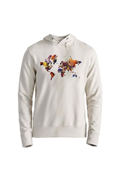 Alfa Tshirt سويت شيرت للأطفال بخريطة العالم