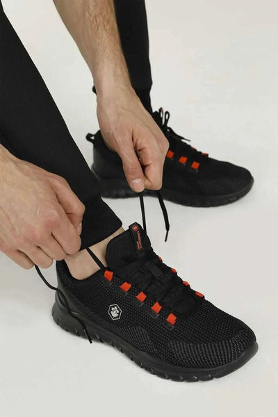 lumberjack Ανδρικά αθλητικά παπούτσια Weasley Black Memory Foam Orthopedic