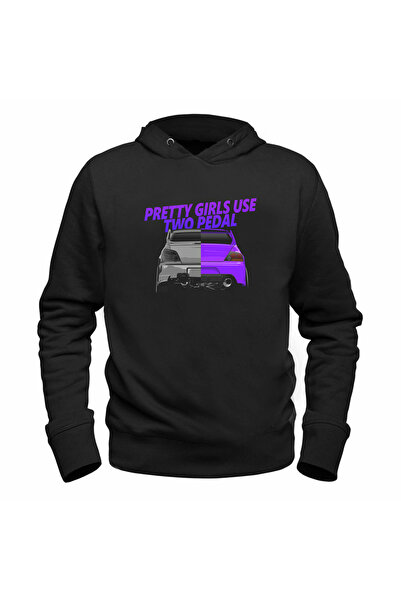 Alfa Tshirt Car Gtr Girls Designed Printed Children's Black Sweatshirt