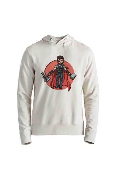 Alfa Tshirt سويت شيرت Thor Mjolnir Hammer مطبوع للأطفال