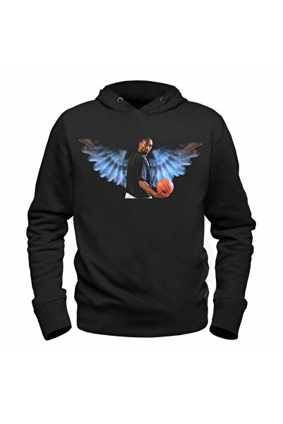 Alfa Tshirt سويت شيرت أسود للأطفال مطبوع رقميًا من كوبي براينت