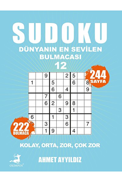 Olimpos Yayınları Sudoku 12 Dünyanın En Sevilen Bulmacası