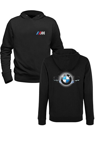 Alfa Tshirt Bmw Baskılı Siyah Ön Arka Çocuk Baskılı Sweatshirt