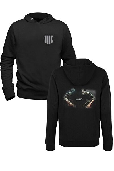Alfa Tshirt سترة أطفال مطبوعة رقمية من Call Of Duty باللون الأسود من الأمام و...