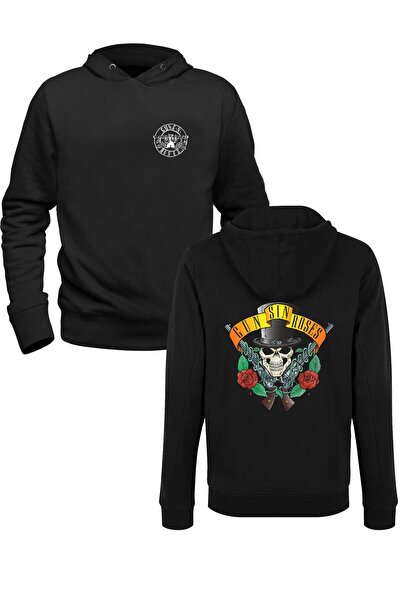 Alfa Tshirt Gun N Roses Digital Printed Black Front and Back Printed Children...