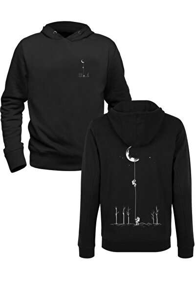 Alfa Tshirt Space Picture Digital Printed Black Front Back Children's Printed...