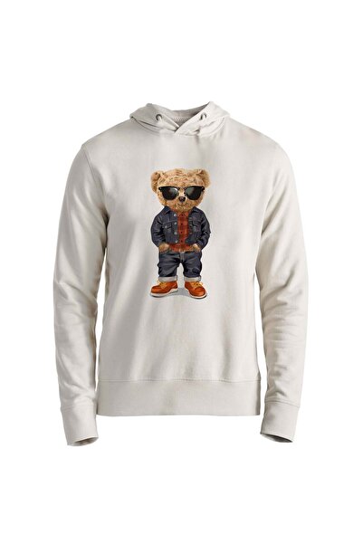 Alfa Tshirt Denim Master Tedy Bear Ecru Kids Sweatshirt