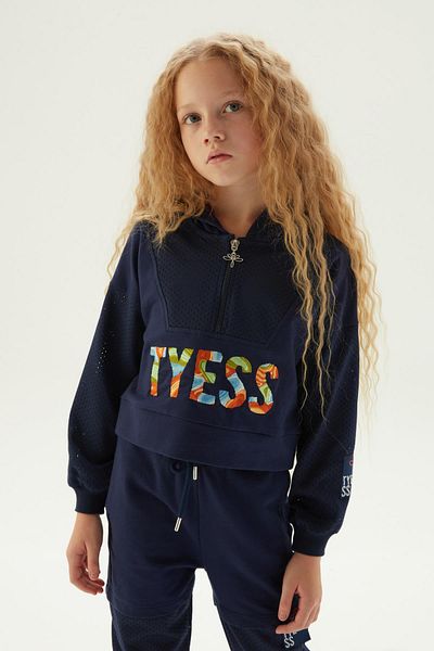 Tyess Pantaloni de sport bleumarin pentru fete BG Store