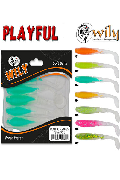 Wily Playful Silikon Yem 7.5 cm 3.2 gr SİLİKON BALIK