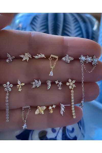 CAKA TAKI Imported Drop Chain Piercing