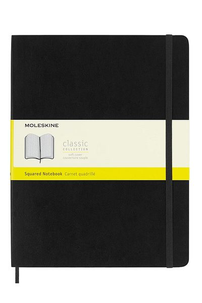 Moleskine Classic Collection Notebook XL 19x25cm Soft Cover Checkered 192 Sheets