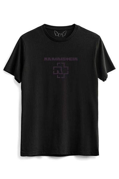 Alfa Tshirt Tricou negru pentru copii cu imprimeu Rammstein