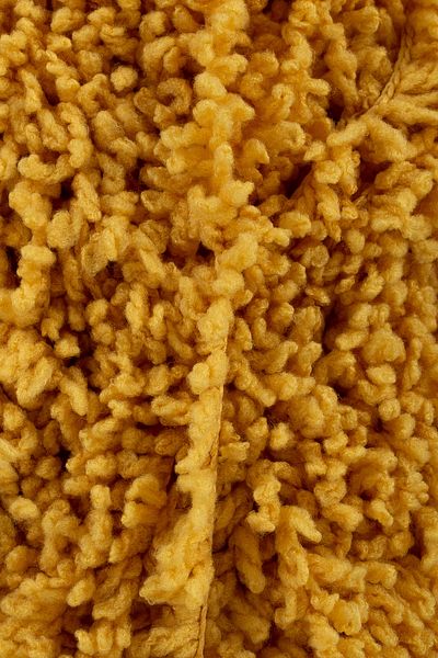 SENSY Teddy Hand Knitting Yarn Cardigan Sweater Yarn Blanket Yarn Scarf Yarn Beanie Yarn Hand Knitting Yarn Mustard